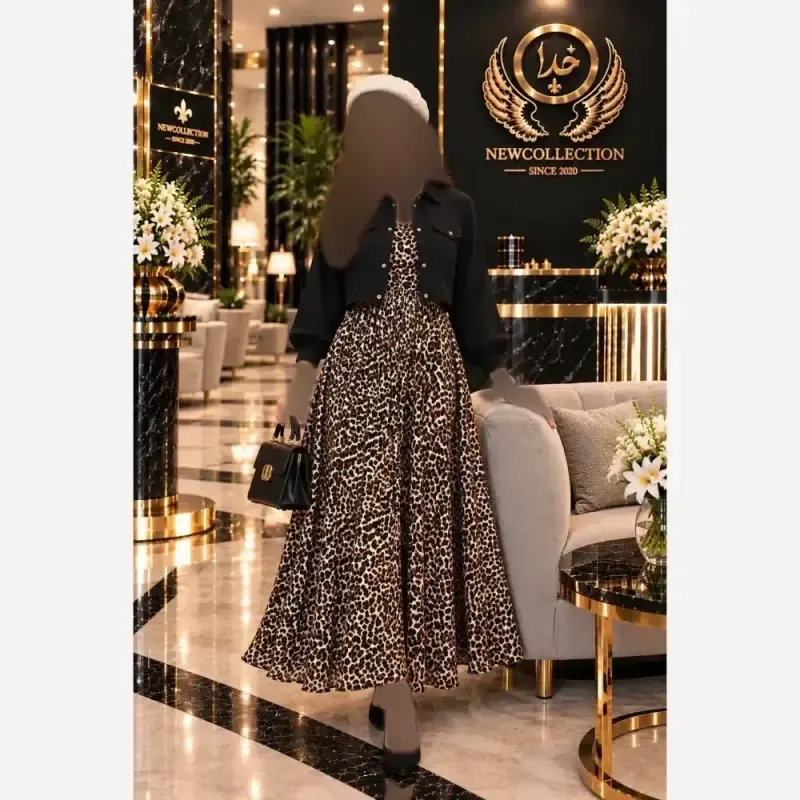ست دیبا کت و ساحلی جنس زیره بوگاتی و رویه صوفیا فری سایز 38 تا 46 - تصویر 2