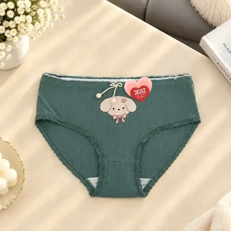 شورت عروسکی وارداتی تمام نخ ضد حساسیت طرح دخترونه سایز 36 تا 40 - تصویر 2