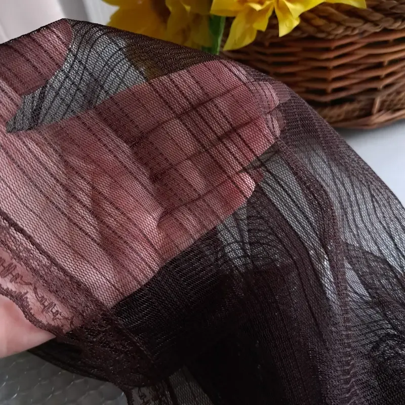 رینگ اسکارف تور مجلسی مشکی سرمه ای قهوه ای سایز 50 در 100 سانتی متر - تصویر 5