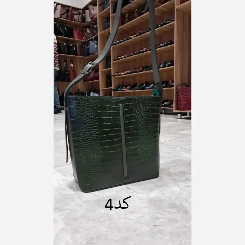 کیف زنانه چرم طبیعی گاوی تبریز مدل آناهیتا - تصویر 5