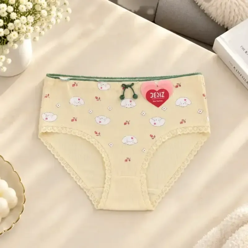 شورت عروسکی وارداتی تمام نخ ضد حساسیت طرح دخترونه سایز 36 تا 40 - تصویر 5