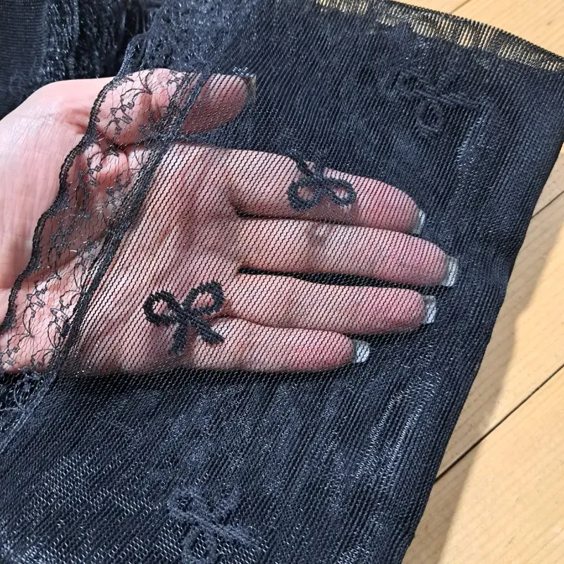 شال پاپیونی توری مجلسی زنانه دور گیپور سایز 170 در 60 رنگبندی متنوع - تصویر 11